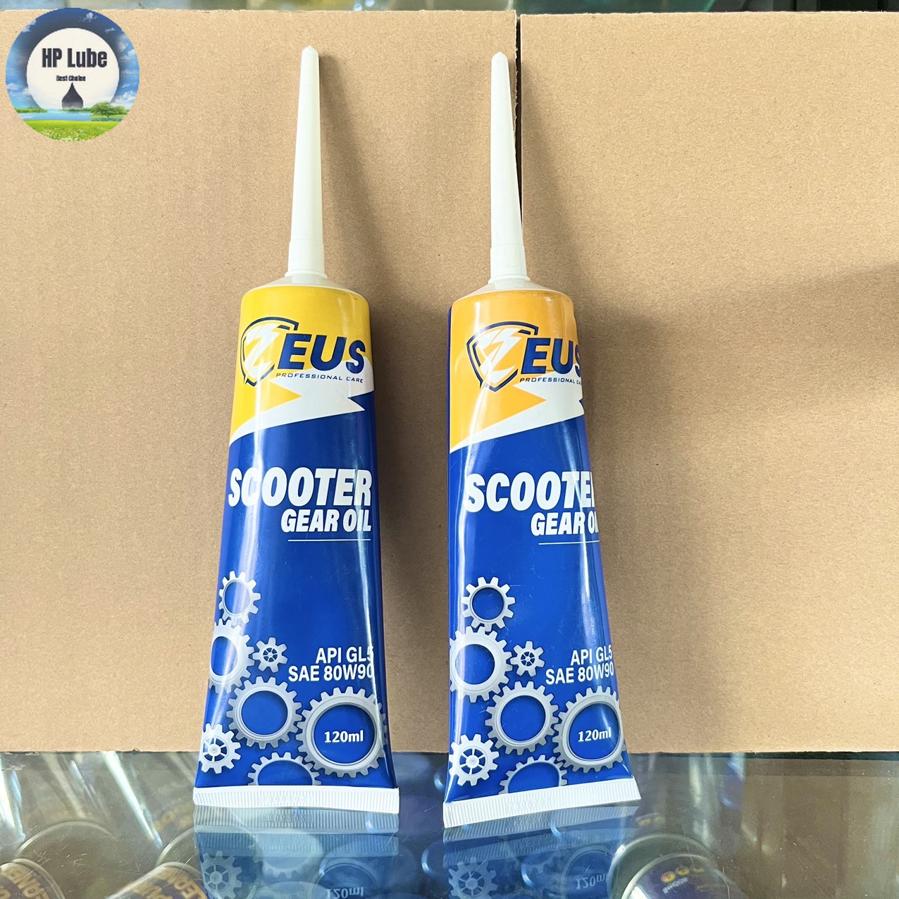 Nhớt lap/nhớt hộp số zeus scooter gear oil api gl5-sae 80w90 120ml cho mọi loại xe tay ga