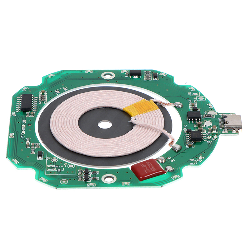 Jiaoxing 15W Bộ sạc nhanh không dây Qi pcba Bảng mạch Mô-đun máy phát + cuộn dây sạc
