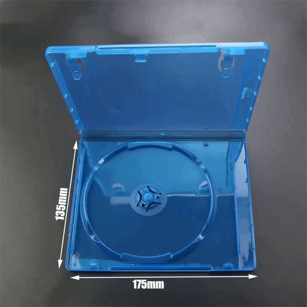 1pcs Multi-Purpose Plastic CD Game Cover Protective Design Replacement Accessory Game Disk Holder Game Card Case for PS1 PS2 PS3 PS4 PS5 Xbox WII. 