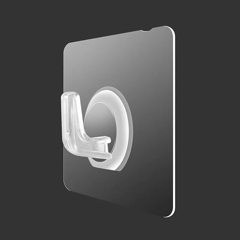1/5/10PCS Multifunction Punch-free Self Adhesive Wall Storage Hook / Power Plug Socket Holder Non-Marking Screw Hanging Stickers /Kitchen&Bathroom Hanging Storage Hook