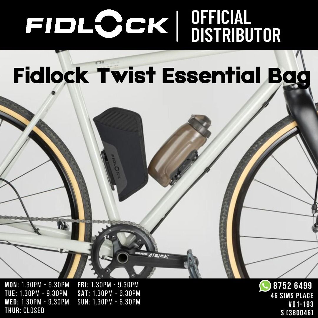 Fidlock Twist Essential Bag Cycling Pouch Frame Mounted Smartphone