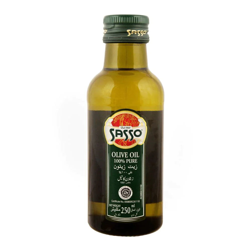 SASSO OLIVE OIL BOTTLE 250 ML(𝐢𝐦𝐩𝐨𝐫𝐭𝐞𝐝 & 𝐨𝐫𝐢𝐠𝐧𝐚𝐥) | Daraz.pk