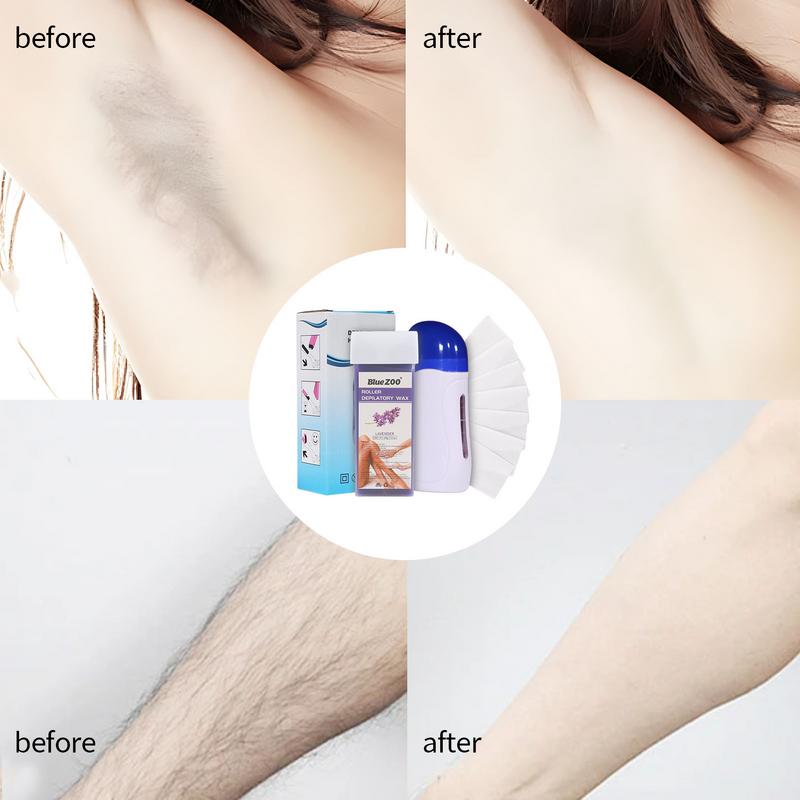 3%20In%201%20Roller%20Waxing%20Depilatory%20Kit%20Strips%20Warmer%20Strips%20For%20Hair%20Removal%20With%20Epilator%20Machine%20Cartridge%20Heater%20Waxing%20Paper%20-%20Image%202