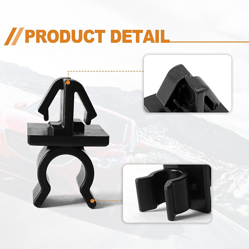 10Pcs Car Hood Prop Rod Clip Auto Fastener Hood Bonnet Prop Rod External Testing For Hood Vehicle Car Accessories. 