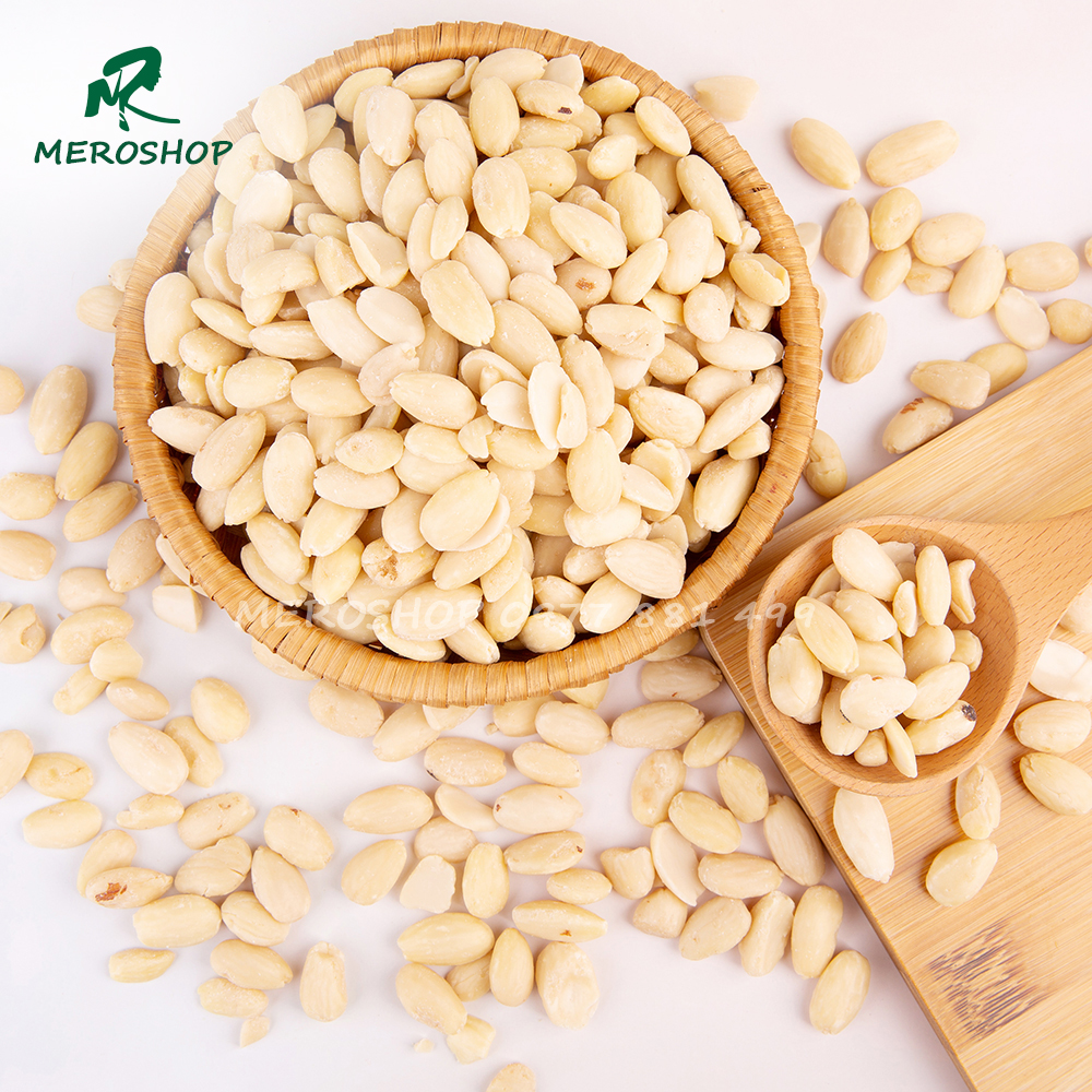 500GRAM HẠNH NHÂN TRẮNG - HẠT SỐNG LÀM SỮA KHÔNG CẦN BÓC LỤA