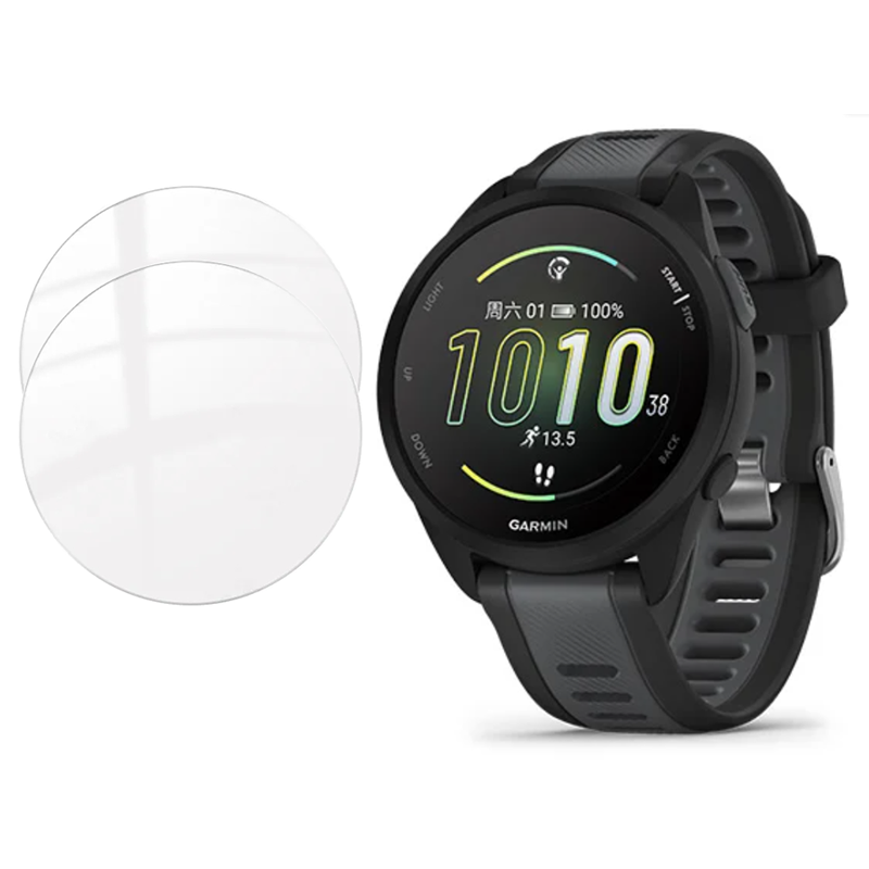 Kính cường lực 9h for garmin forerunner 165 âm nhạc tấm bảo vệ màn hình đồng hồ thông minh clear hd cho garmin 165 màng bảo vệ