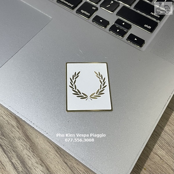 Logo Vespa aluminum