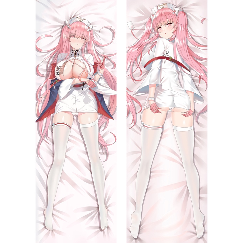 Vỏ gối in hình nhân vật hoạt hình azur lane uss casablanca dakim sakura 150 * 50cm