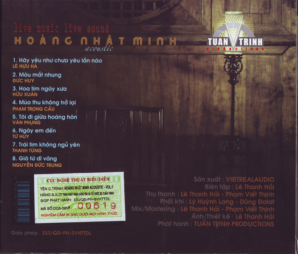 bộ 7 cd nhạc việt acoustic 1
