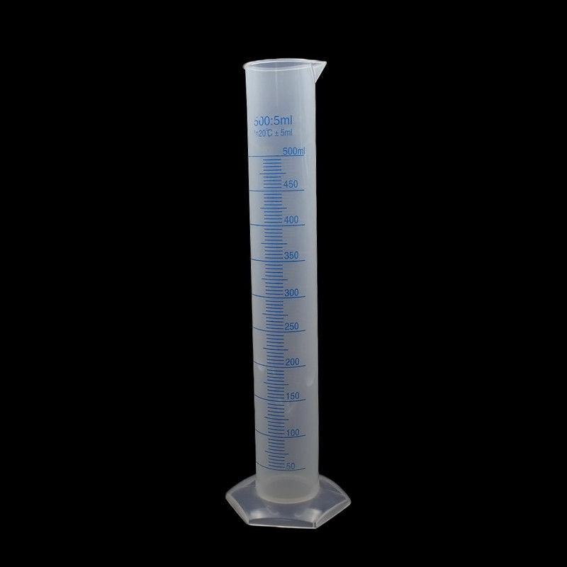 10ml-500ml Plastic Measuring Cylinder Graduated Cylinders Lab Supplies Laboratory Tools
