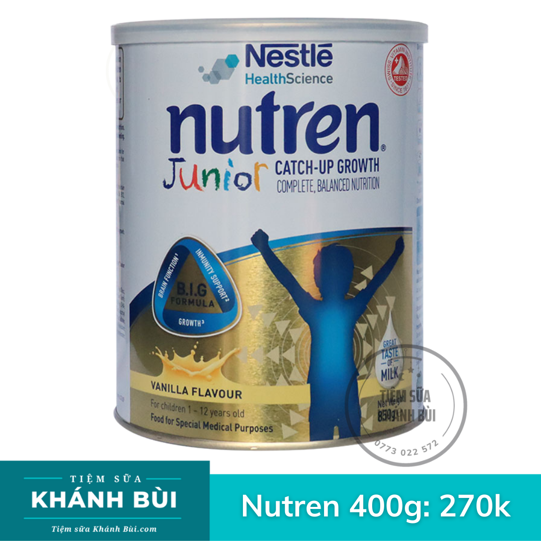 Sản Phẩm Dinh Dưỡng Nestle Nutren Junior (400g - 850g)