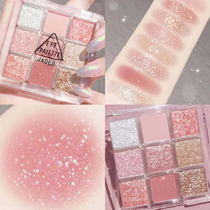 Bảng phấn mắt 9 màu colourpop phấn mắt trang điểm chống thấm nước mồ hôi chống bảng phấn mắt