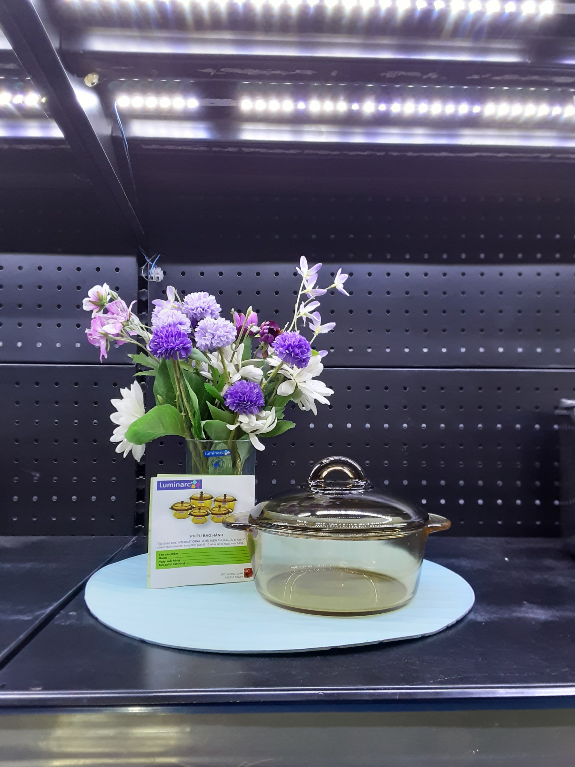 Nồi thủy tinh 1L Luminarc C6317 (Nâu)