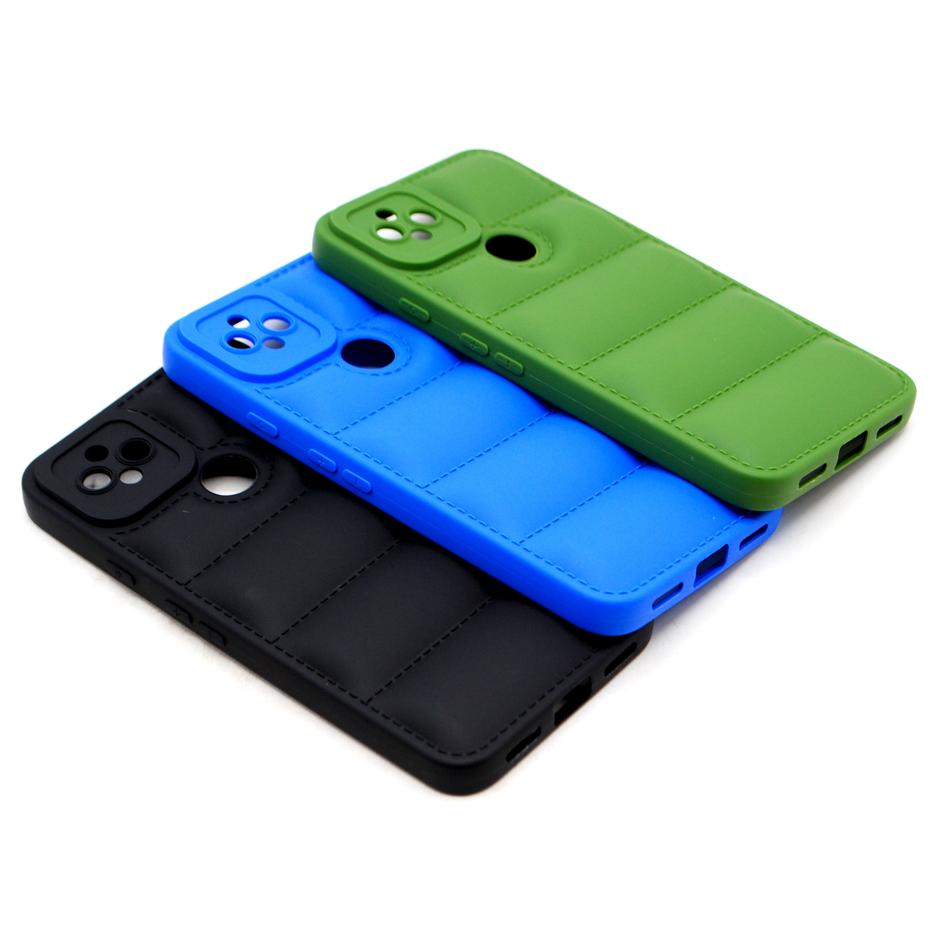 Google Pixel 5 Back Cover Multicolour Soft Puff Case For Pixel 5