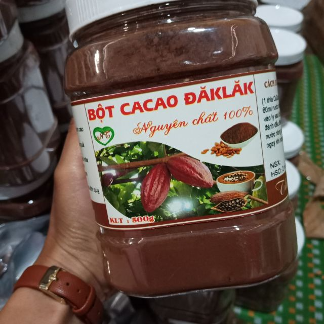[NGUYÊN CHẤT] Bột ca cao nguyên chất nhà làm Đaklak 500gr