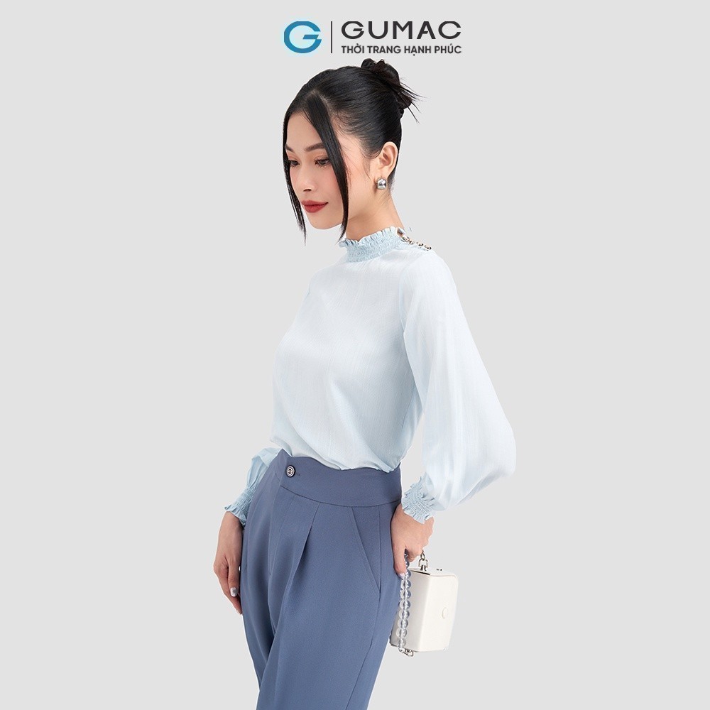 [15 - 17.6 |Voucher 8-15%] Quần tây baggy nữ lưng kiểu GUMAC QD03062