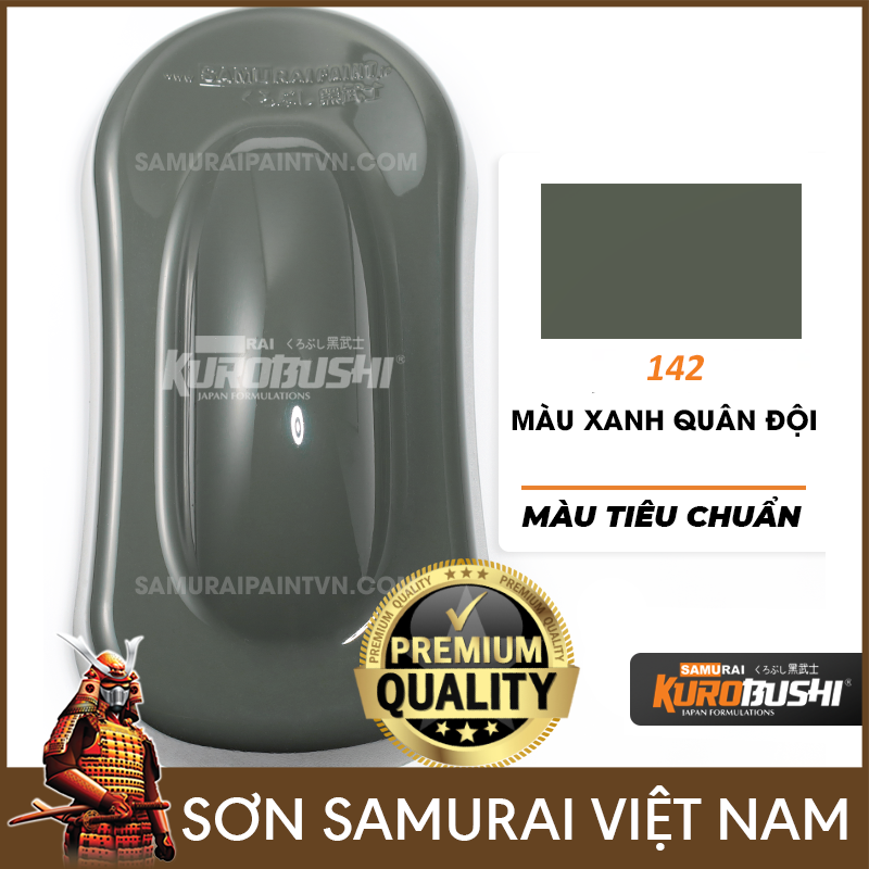 Sơn samurai màu tiêu chuẩn - Sơn xịt samurai màu cơ bản
