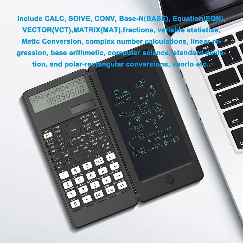 NEW%20%E3%80%907efc9af3%E3%80%91Computing%20Functions%20Solar%20Scientific%20Calculator%20Foldable%20Professional%20Calculators%20With%20Inch%20Writing%20Tablet%20PK%20991MS%20991ES%20-%20Image%208