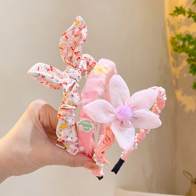 Set 3 băng đô nơ dễ thương cho bé gái