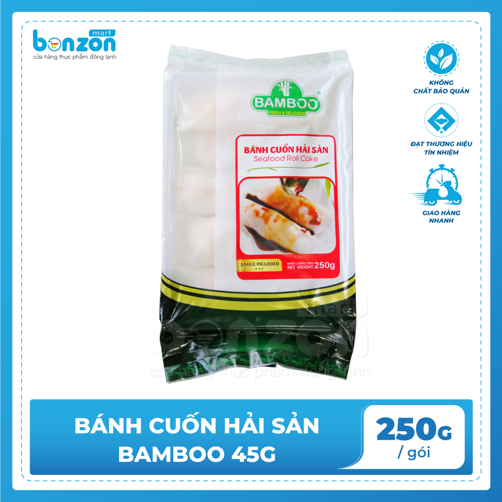 Bonzon - Bánh cuốn hải sản Bamboo 250g