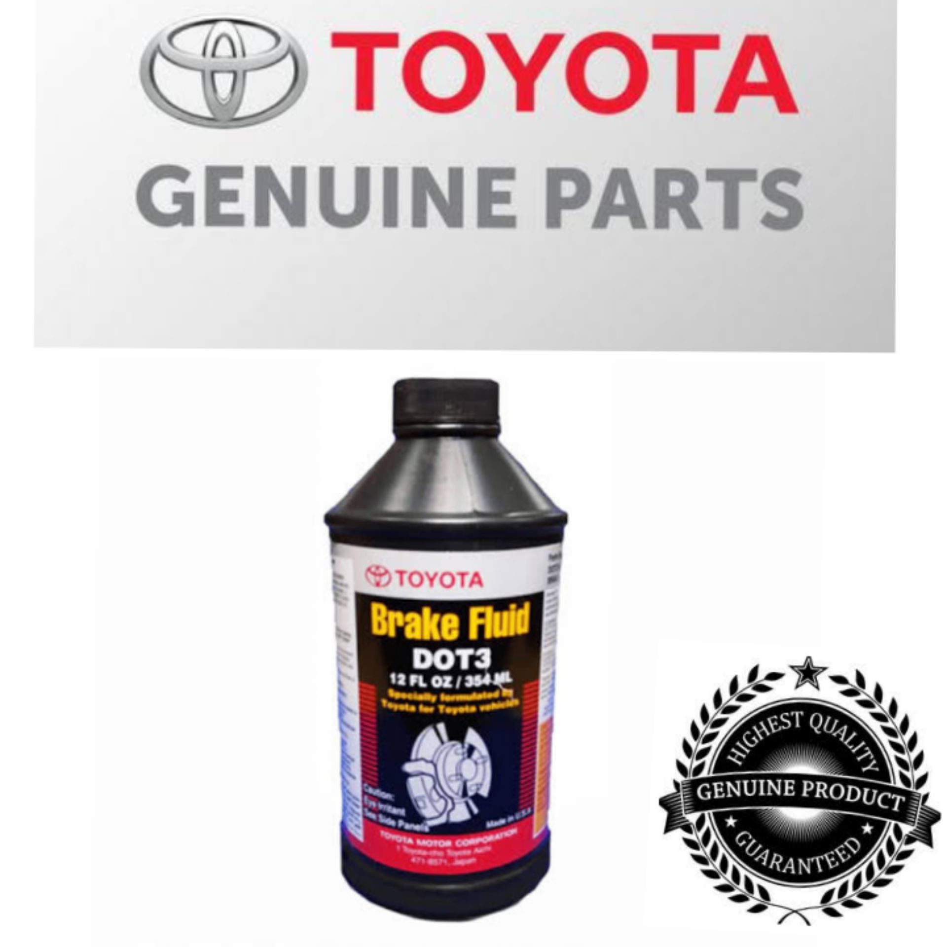 Toyota Brake Fluid Dot 3