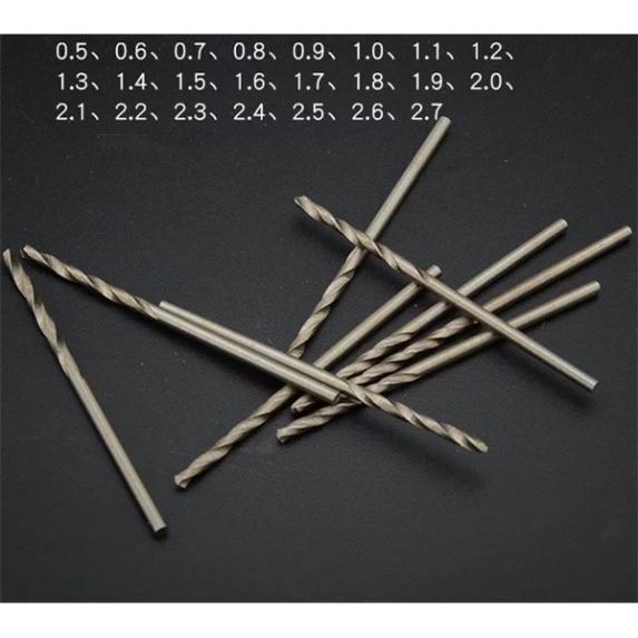 Bộ mũi khoan HSS 0.7-2mm