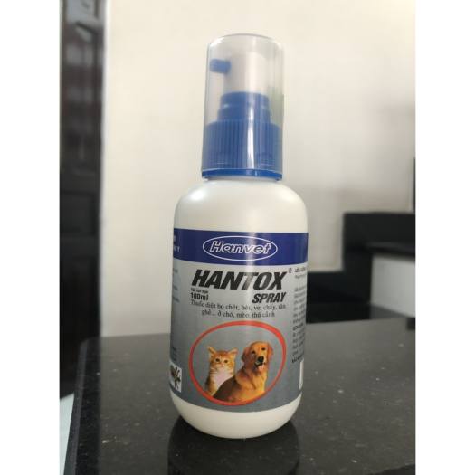 chai sịt trị ve rận hantox spray  cho thú cưng