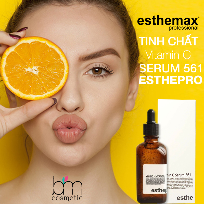 Serum Esthemax [BM Cosmetic] Serum Mờ Thâm Vitamin C Serum 561 Esthepro Giúp Tái Tạo Da Khỏe, Trắng Sáng Hơn