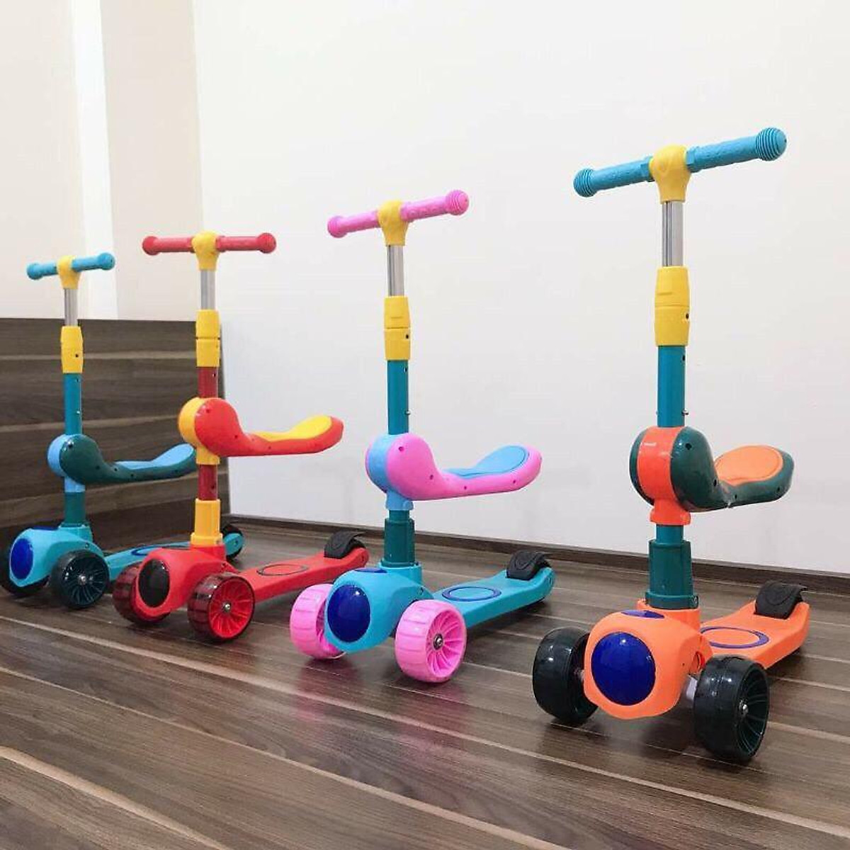 Xe trượt scooter 3 bánh có đèn