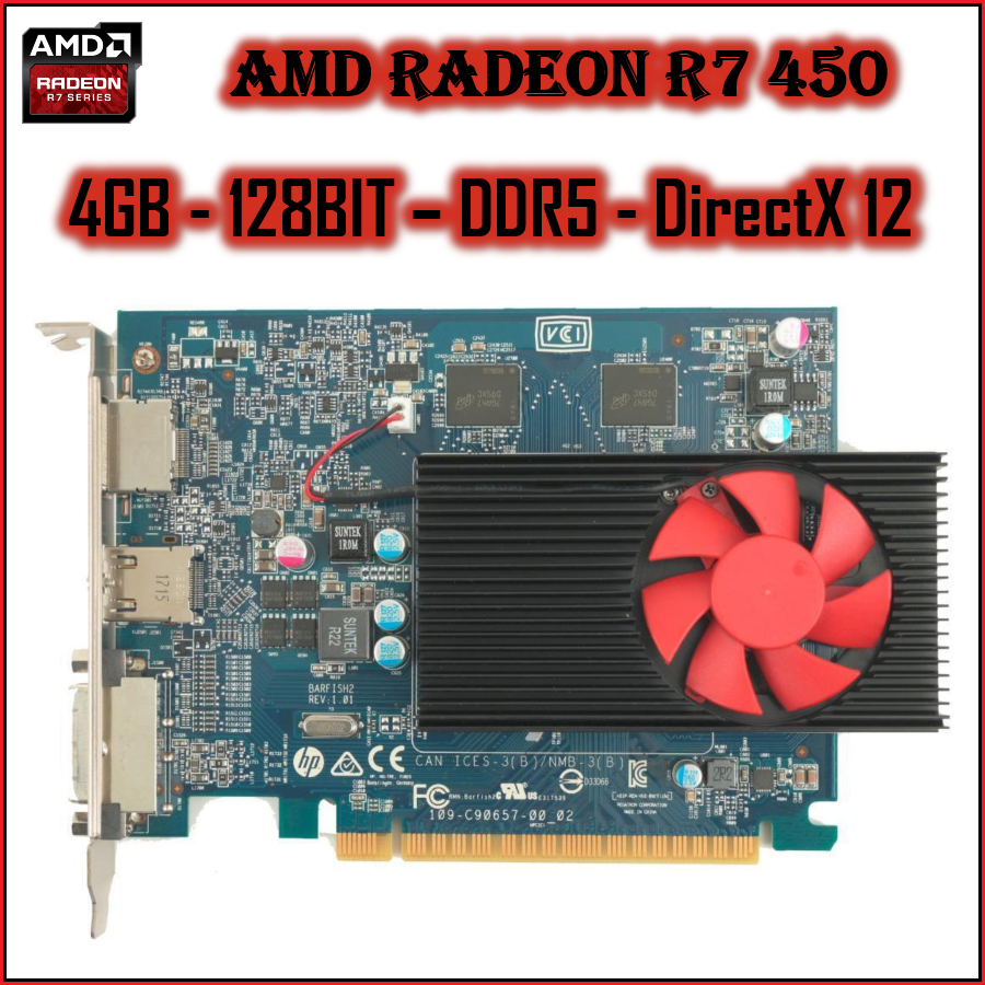 AMD RADEON R7 450 (4GB 128BIT DDR5) GRAPHIC / VGA / GAMING CARD | Daraz.pk