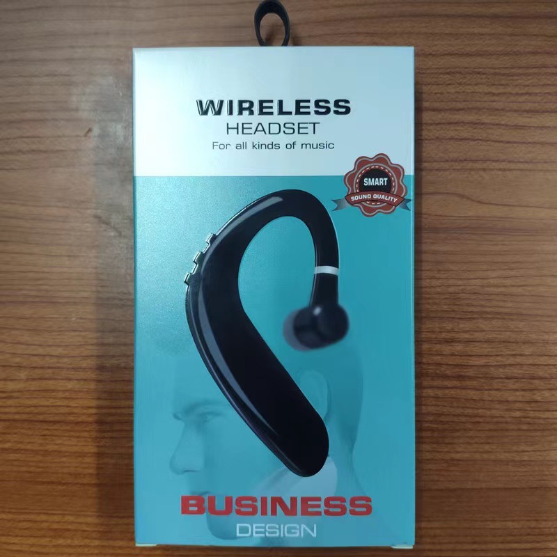 Wireless earphones with microphone for all smartphones, hands-free sports headphones with Bluetooth connection and microphone