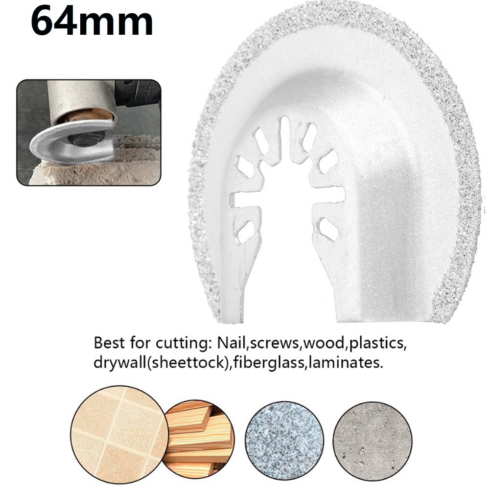 Half Circle Oscillating Tool Saw Blade Pratical Durable Cutting Tool Saw Blades Carbide Oscillating Cutting Disc