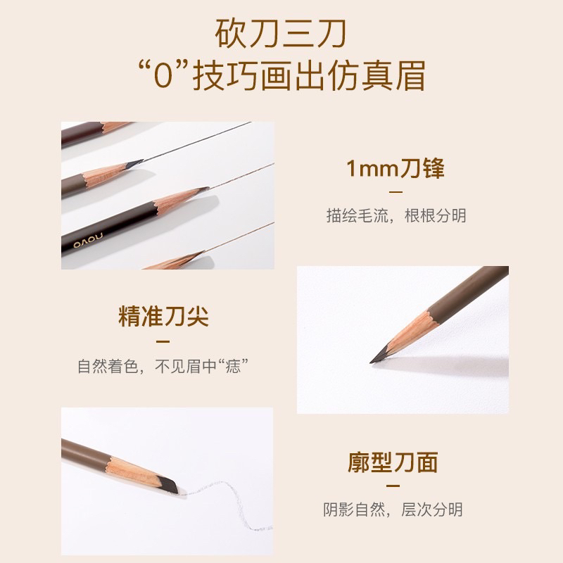 Bút chì kẻ mày dạng gọt NOVO thanhcosmetics