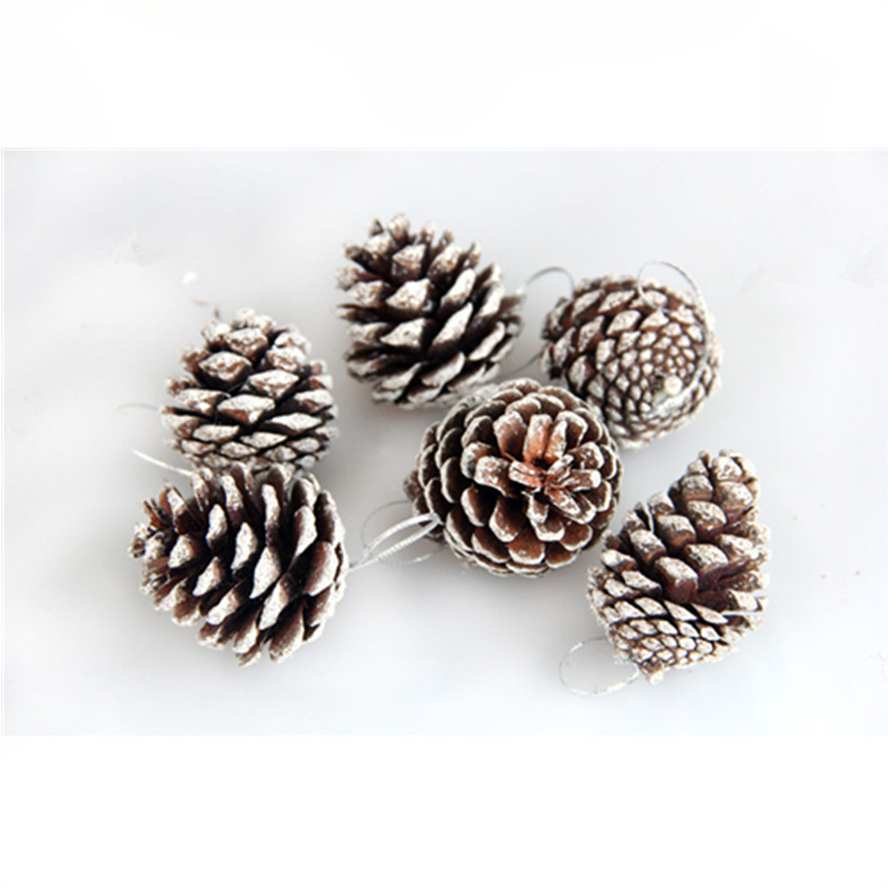 Pine Cones With String Christmas Ornaments Hanging Decorations For Christmas Tree String Christmas Pine Cone Ornaments Crafts