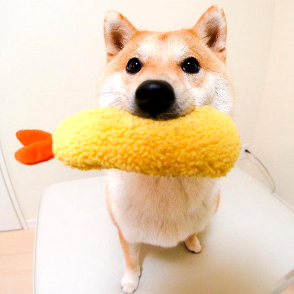 Puppy toy pet plush vocal toy cute fried shrimp legs pet supplies shih tzu dog toy cat toy shih tzu dog toy