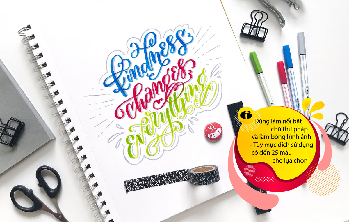 Bút lông màu STABILO Pen 68 brush PN68BR