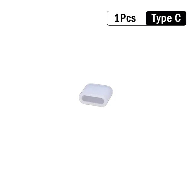 10Pcs Universal Clear Dust Plug Protective Cover for IOS/Type C/Micro /USB A Male Port Data Cable Charging Port Protector Anti-dust Cap