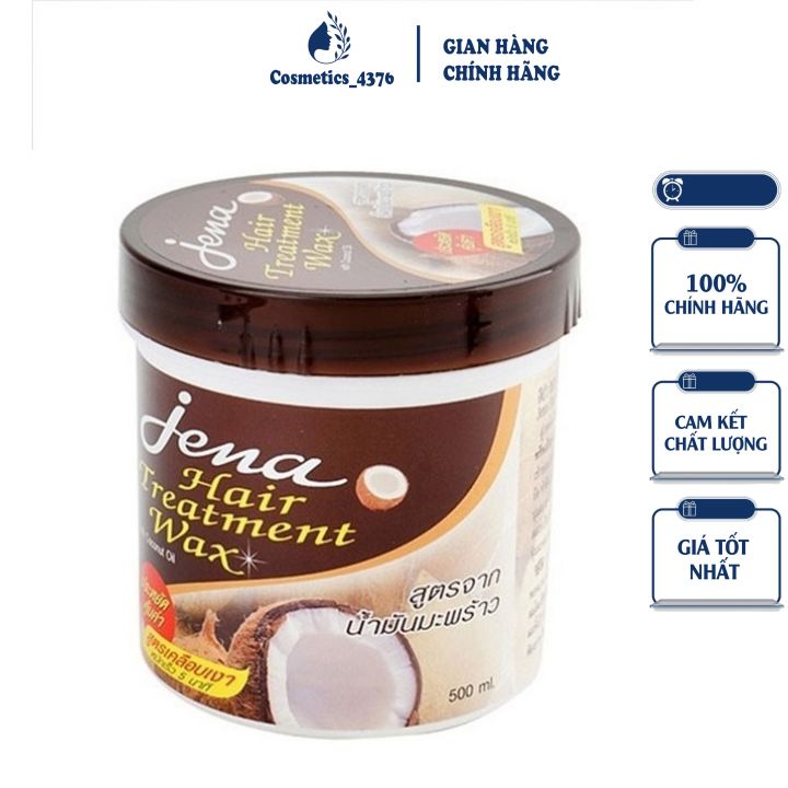 Kem Ủ Tóc Tinh Dầu Dừa Jena Thái Lan 500ml