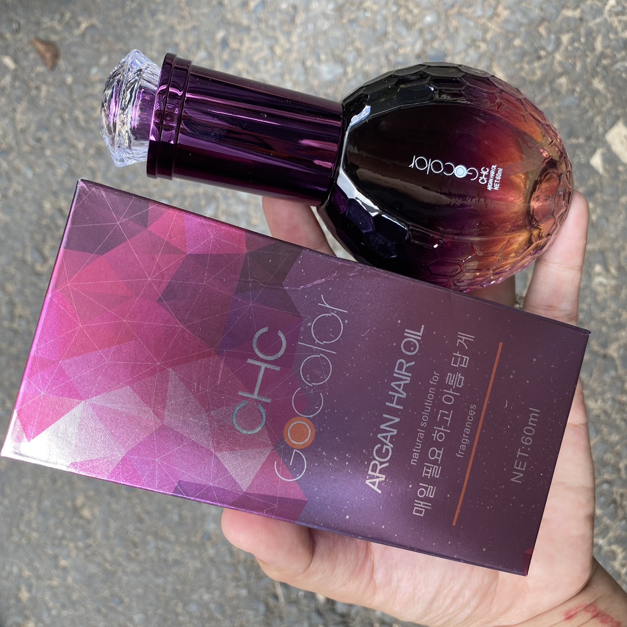 Tinh dầu dưỡng tóc chc gocolor argan hair oil 60ml