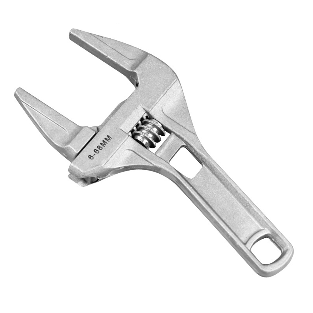 Short Shank Bathroom Wrench Large Opening Tool Aluminum Alloy Adjustable Universal Repair Tools