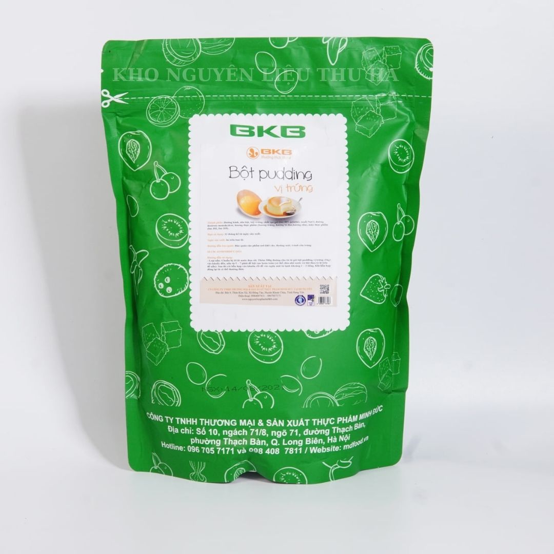 Bột Pudding BKB Hương Vị Đặc Sắc 1kg – Tinh Hoa Tráng Miệng, Topping Đỉnh Cao!