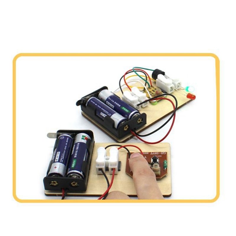 【Beverly】-STEM Kits, Learn Morse Code, Build a Telegraph Machine, Electric Circuit Experiment, Electricity Kit(No Battery)