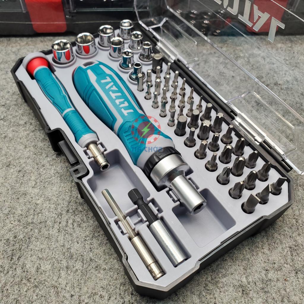 Bộ 55 tua vít đa năng (Tự động) Total TACSD30556
