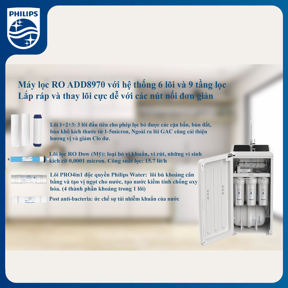 Lõi lọc RO DOW Philips AWP927/00 (Cho ADD8970)