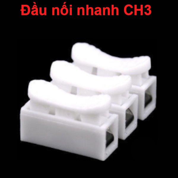 (5 cái) Cút nối, đầu nối nhanh dây điện CH-2/CH-3