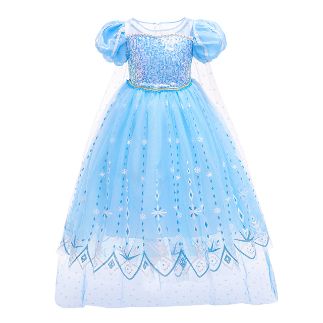 Đầm công chúa Elsa kèm choàng váy cho bé gái từ 210 tuổi CVG40233P  Bé  Cưng Shop