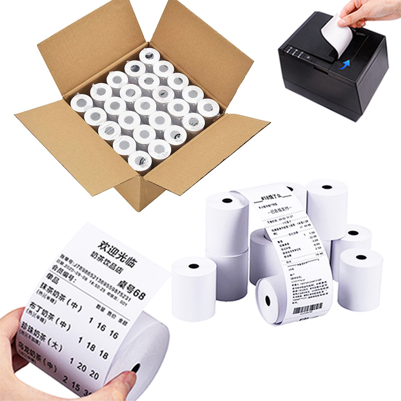 High-Grade 78x38mm Thermal Paper Rolls | Clear & Fade-Resistant Printing | BPA-Free | Seamless Use with 80mm POS Printers, Cash Registers & Service Terminals. 