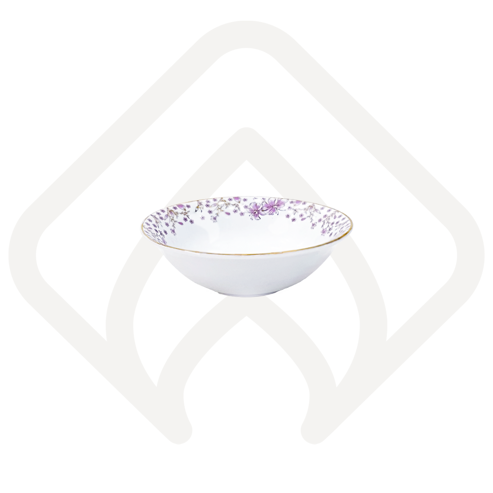 Tô choãng hoa 03 - Bát tô miệng loe đựng canh, súp, tô ăn mì , tô sứ trang trí đồ ăn đẹp mắt sứ Long Phương