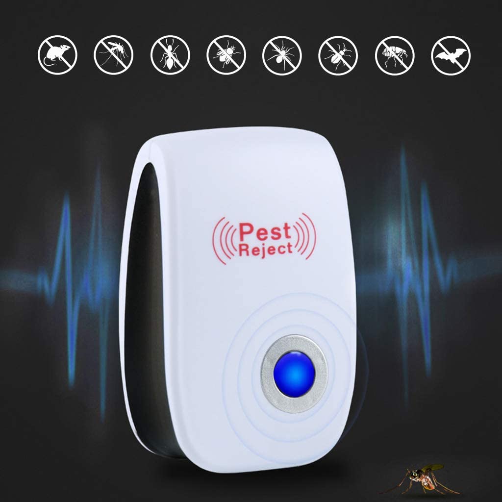 Ultrasonic Pest Repeller 6 Packs Ultrasonic Insect Repellent Plug In