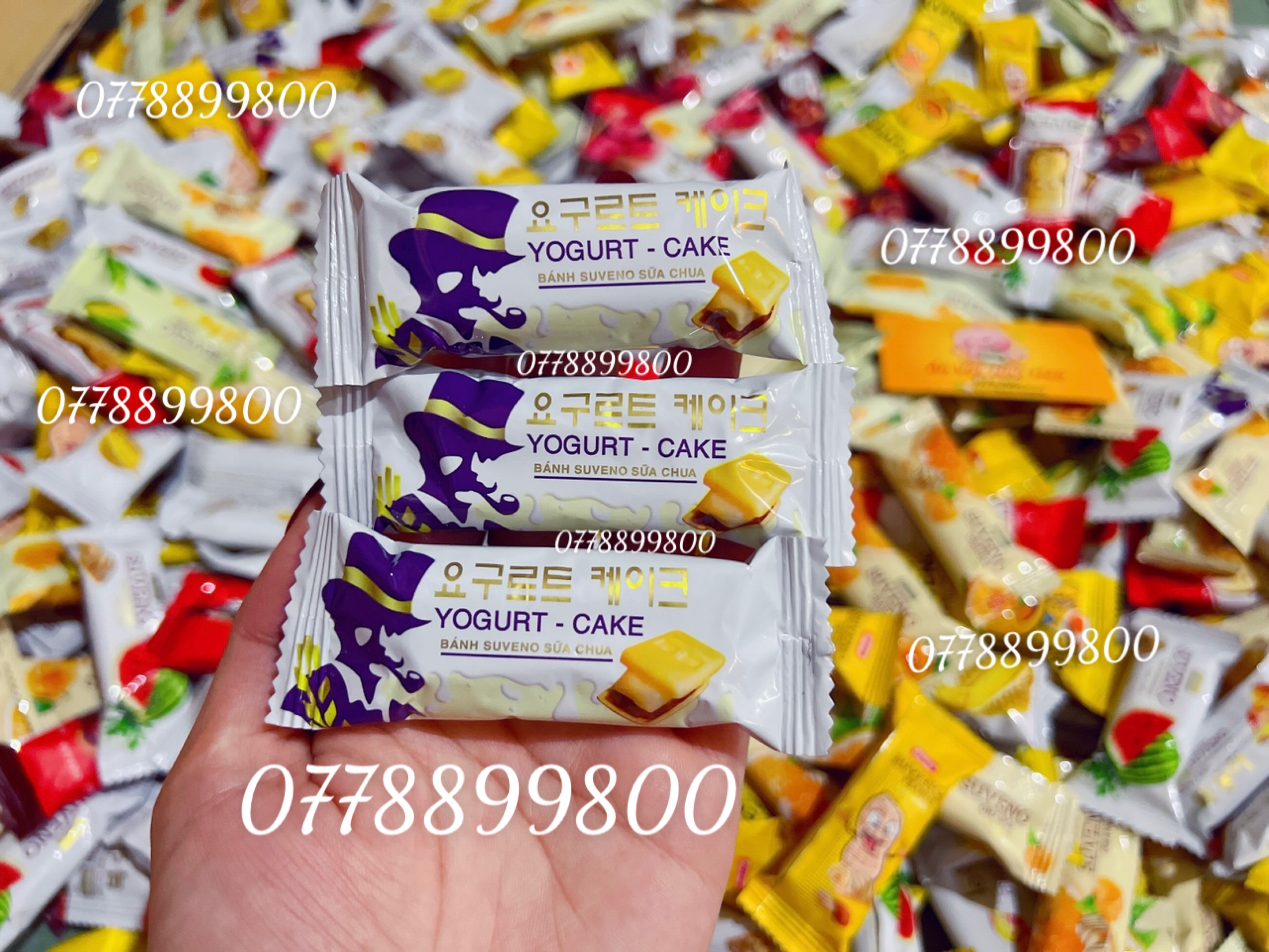 [Hoàn tiền 10%] BÁNH SỮA CHUA GIÒN 500G ( 1 túi )
